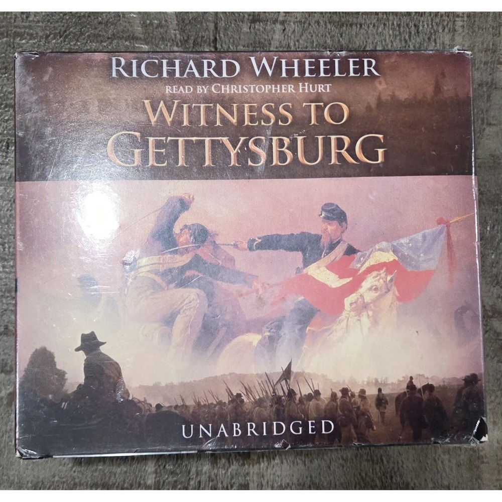 Blackstone Witness to Gettysburg Richard Wheeler Unabridged 7CD Audiobook Hurt